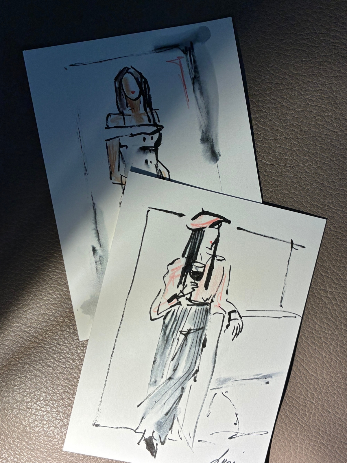 Guest portrait fashion sketch